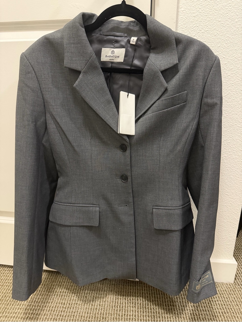 Aritzia Gray Women's Standout Blazer